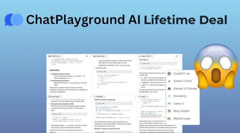 ChatPlayground AI Lifetime Deal Main Image