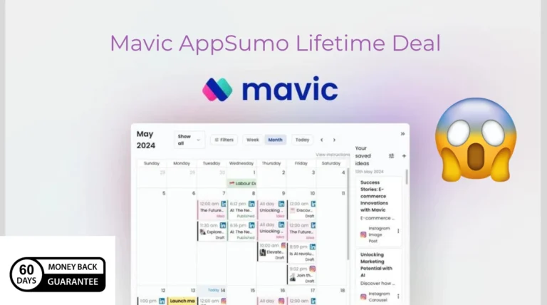 Mavic AppSumo Lifetime Deal Features Image