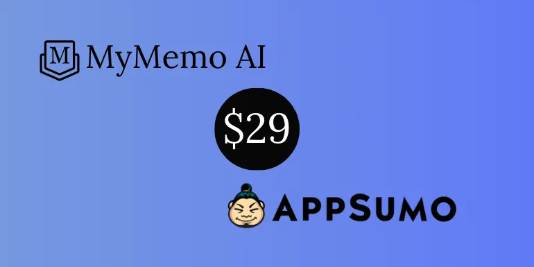 MyMemo AppSumo Lifetime Deals