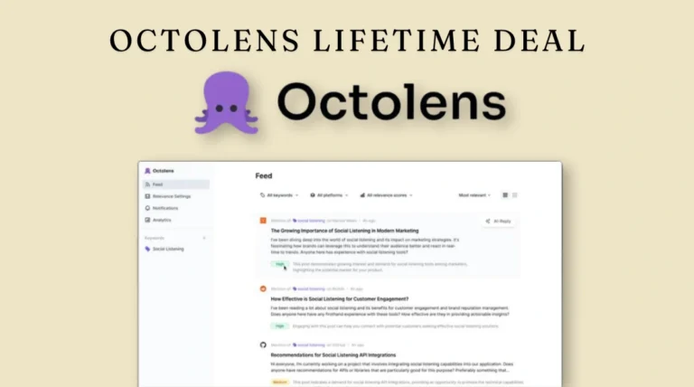 Octolens Lifetime Deal Main Image